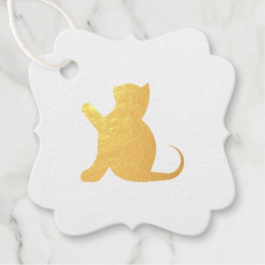 Kat Gezegde Hallo Bedankjes Labels (Voorkant)