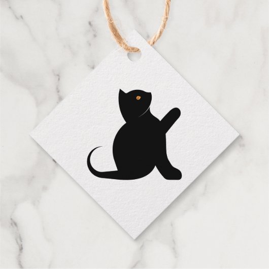 Kat Gezegde Hallo Bedankjes Labels (Achterkant)