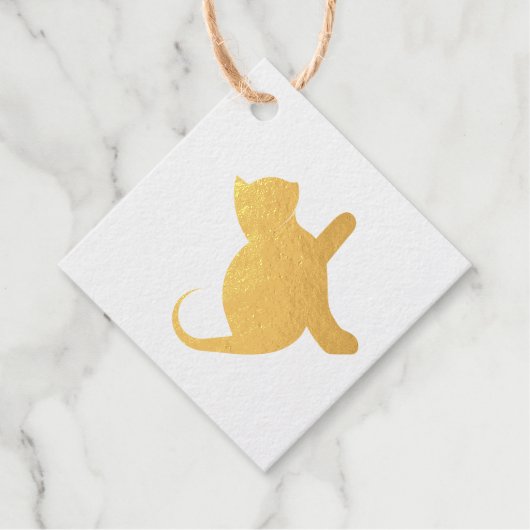 Kat Gezegde Hallo Bedankjes Labels (Voorkant)