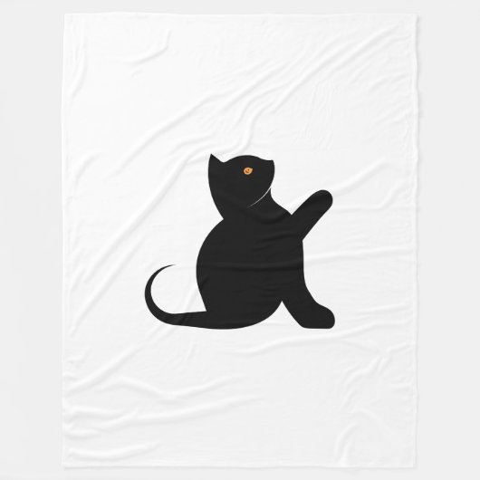 Kat Gezegde Hallo Fleece Deken (Voorkant)