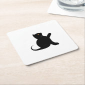 Kat Gezegde Hallo Kartonnen Onderzetters (Schuin)