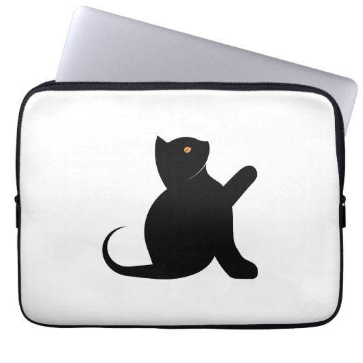 Kat Gezegde Hallo Laptop Sleeve (Voorkant)