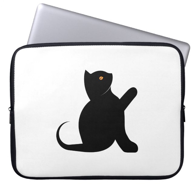 Kat Gezegde Hallo Laptop Sleeve (Voorkant)