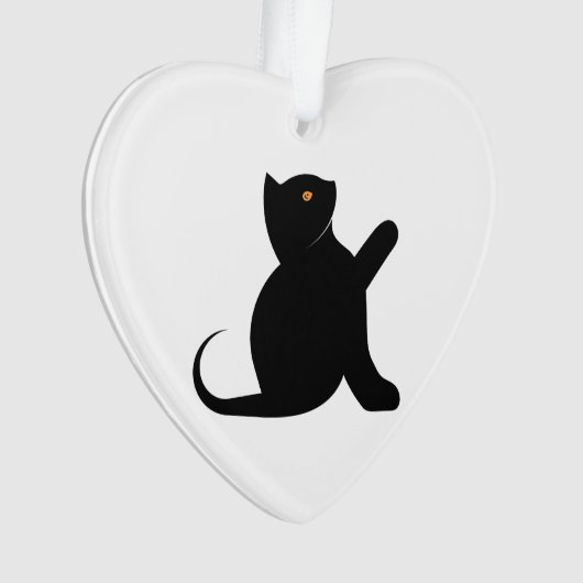 Kat Gezegde Hallo Ornament (voorkant)