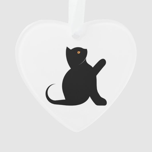 Kat Gezegde Hallo Ornament (achterkant)