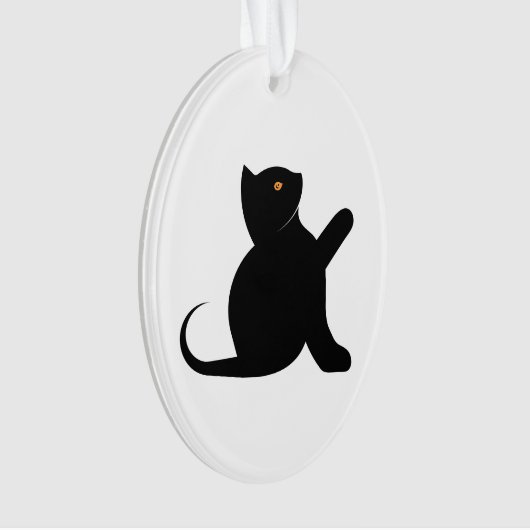 Kat Gezegde Hallo Ornament (voorkant)