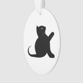 Kat Gezegde Hallo Ornament (voorkant)