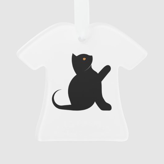 Kat Gezegde Hallo Ornament (achterkant)