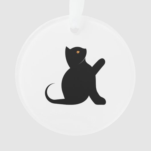 Kat Gezegde Hallo Ornament (voorkant)