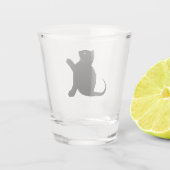 Kat Gezegde Hallo Shot Glas (Achterkant)
