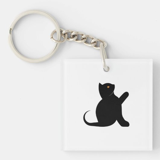 Kat Gezegde Hallo Sleutelhanger (voorkant)