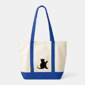 Kat Gezegde Hallo Tote Bag (Achterkant)
