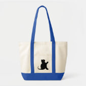 Kat Gezegde Hallo Tote Bag (Voorkant)