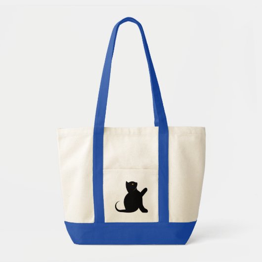 Kat Gezegde Hallo Tote Bag (Voorkant)