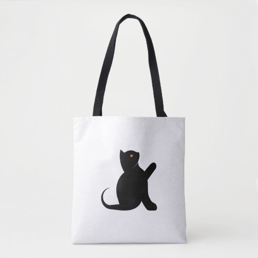 Kat Gezegde Hallo Tote Bag (Voorkant)
