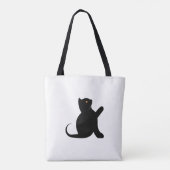 Kat Gezegde Hallo Tote Bag (Achterkant)