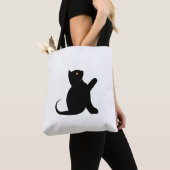 Kat Gezegde Hallo Tote Bag (Dichtbij)