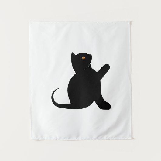 Kat Gezegde Hallo Wandkleed (Voorkant)