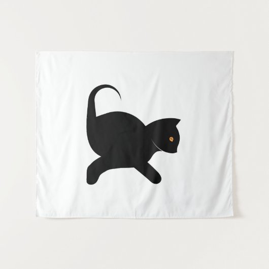 Kat Gezegde Hallo Wandkleed (Voorkant (horizontaal))