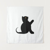 Kat Gezegde Hallo Wandkleed (Voorkant)