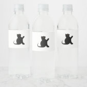 Kat Gezegde Hallo Waterfles Etiket (Flessen)