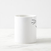 Kat Gezicht - links Behandeld Koffiemok (Center)