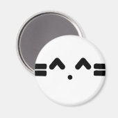 Kat gezicht, Meowww, kat kitten!! Magneet (Voorkant / Achterkant)