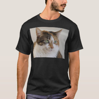 Kat-gezicht van Calico tabby T-shirt