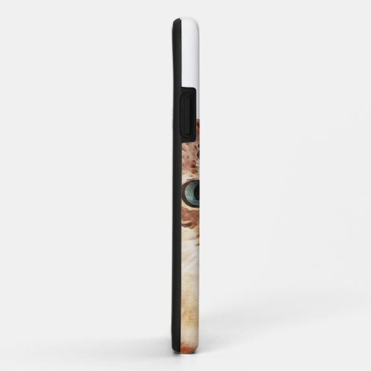 Kat gezicht waterverf Case-Mate iPhone case (Achterkant/rechts)