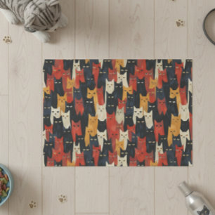 Kat Gezichten Leuk Patroon Tissuepapier