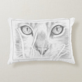 kat gezichtskussen decoratief kussen