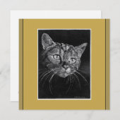 Kat Gezichtstekening door Mark Edward Westerfield  (Voorkant / Achterkant)