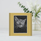 Kat Gezichtstekening door Mark Edward Westerfield  (Staand voorkant)