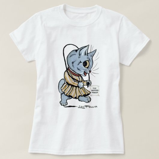 Kat girl, Louis Wain T-shirt (Design voorkant)