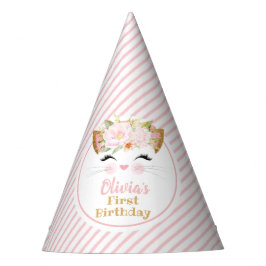 KAT Girl's Birthday Paper Feesthoedjes