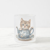 Kat Glas Beker Matglas Koffiemok (Center)