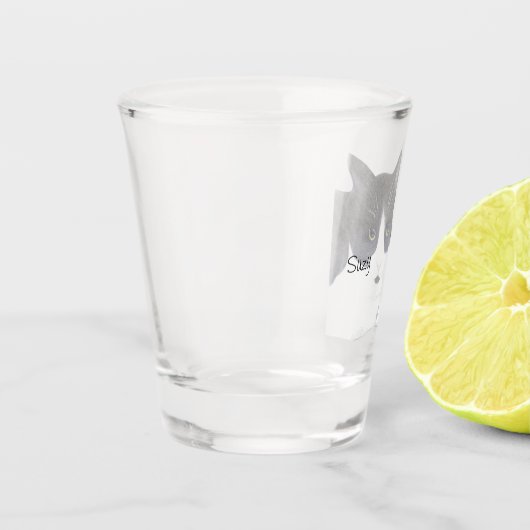 Kat Glass Shot Glas (Links)