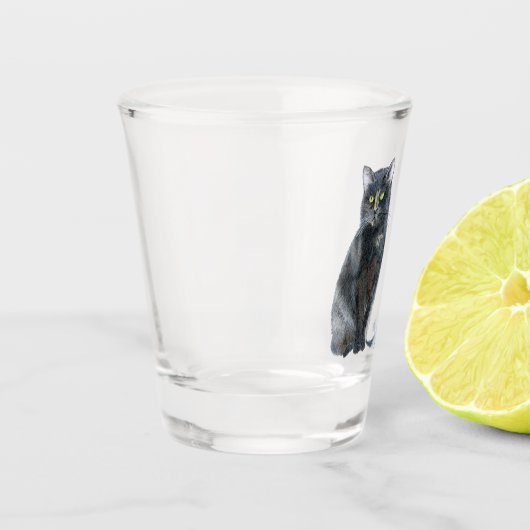 Kat Glass Shot Glas (Links)