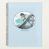 Kat Glijdt over Eiffeltoren – Paris Fun Weekly Pla Planner (Voorkant)