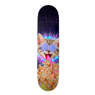 Kat God hoogste element Eén aangepast Pro Decenni Persoonlijk Skateboard