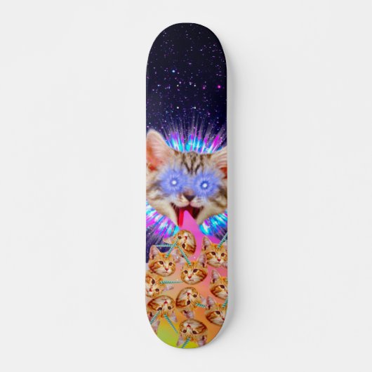 Kat God hoogste element Eén aangepast Pro Decenniu Persoonlijk Skateboard (Voorkant)