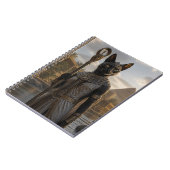 Kat-godin Bastet-ansichtkaart Notitieboek (Linkerzijde)