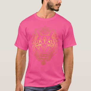 Kat Godin Bastet Kat Egyptische familie T-shirt