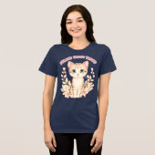 kat goed vandaag Tri-Blend shirt (Voorkant volledig)
