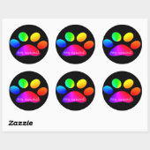 kat goedgekeurd ronde sticker (Vel)