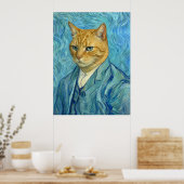 Kat Gogh Poster (Keuken)