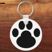 Kat Gogo Pawprint Sleutelhanger (Voorkant)