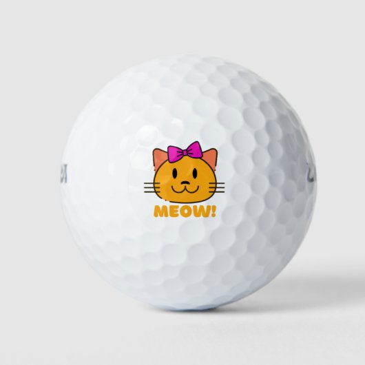 kat golfballen (Voorkant)