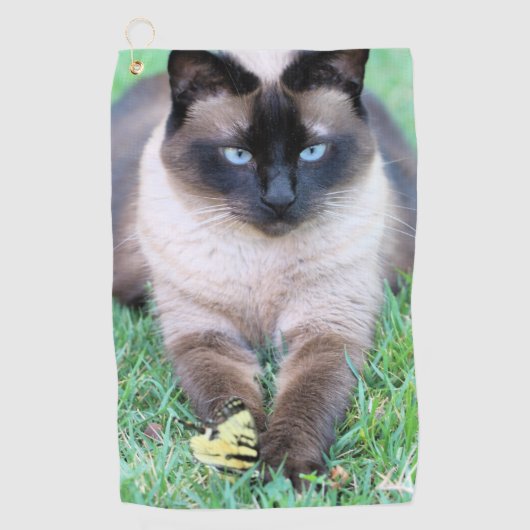 Kat Golfhanddoek (Voorkant)
