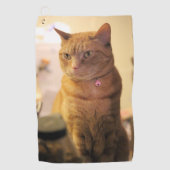 Kat Golfhanddoek (Voorkant)